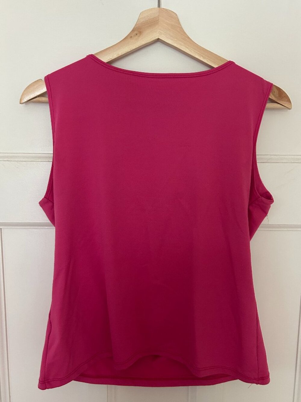 Hot Pink Boat Neck Top